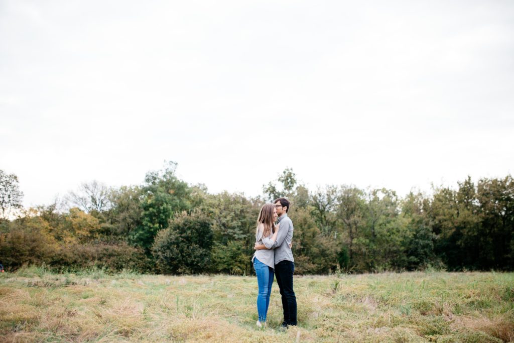 Engagement photos of a couple in Frisco and Dallas, TX by Brandon Jones Photography